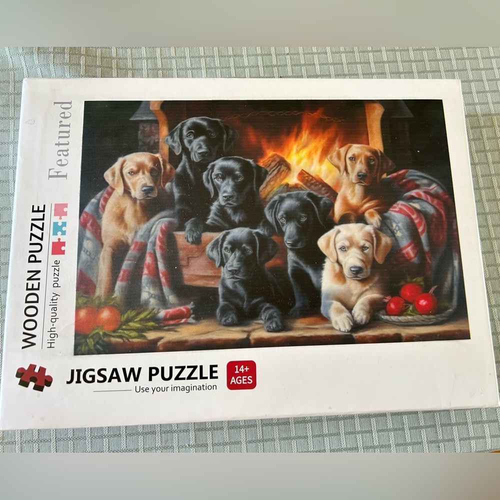 1000 piece jigsaw puzzle- PUPPIES
